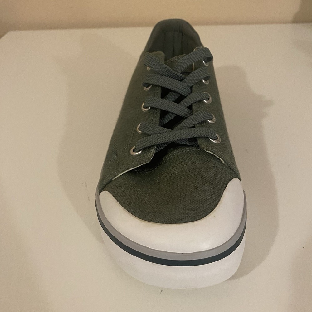 Keen Women's Elsa III Canvas Green Sneaker Size 7.5 - Picture 5 of 14